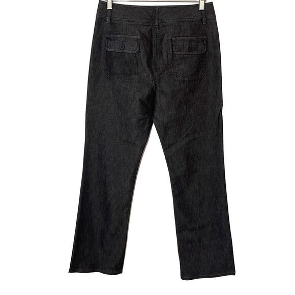 Kenneth Cole Reaction Womens Straight Leg Jeans Denim Pocket Blue/BlackSize‎ 10 - Picture 3 of 10